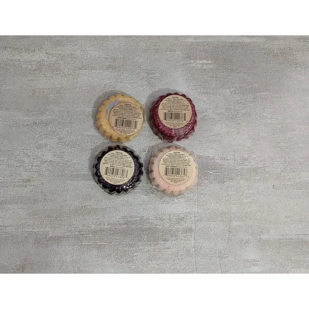 Yankee Candle Vintage Wine Tarts Set - Rare Retired Scents Lot of 4